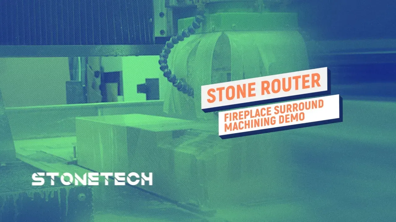 Stonetech CNC Fireplace Surround Sample