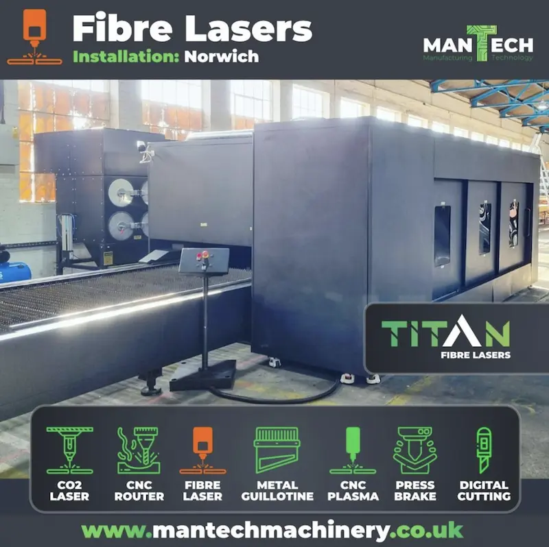 Titan Fibre Laser Installation – Norwich