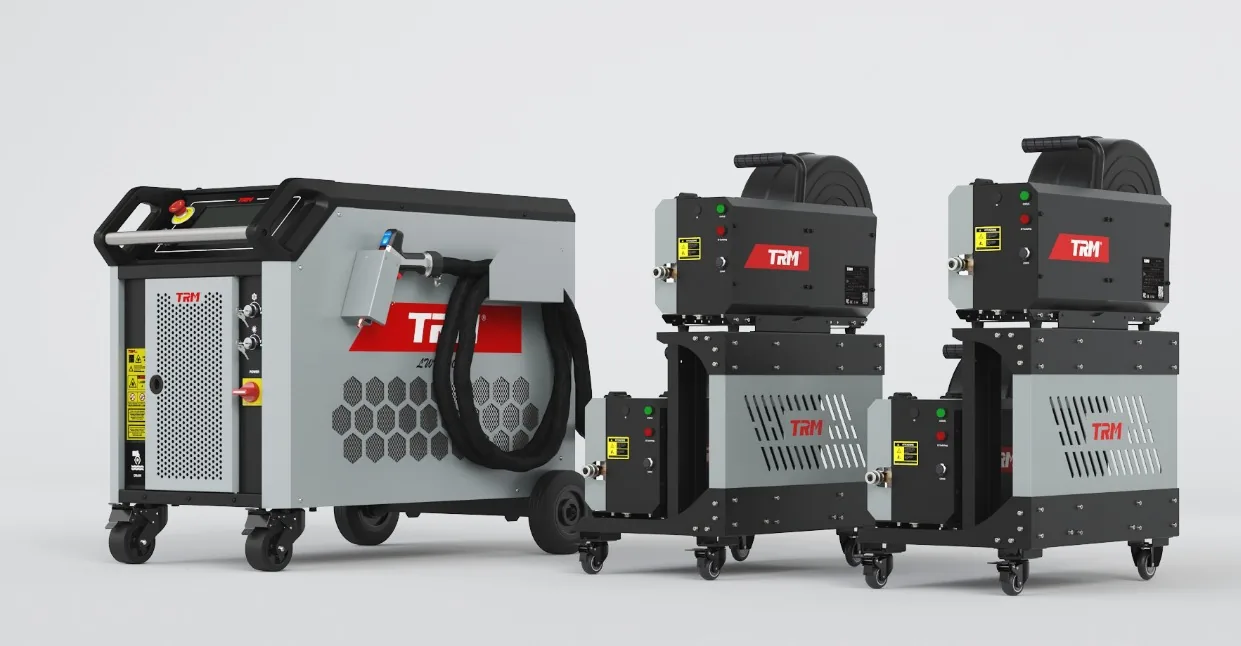 TRM fibre laser welder with optional dual wire feeder units