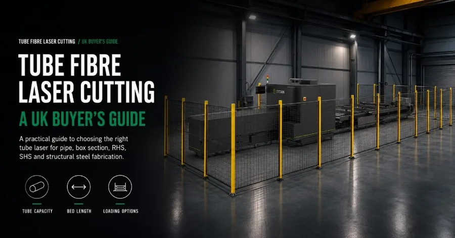 Tube fibre laser cutting — a UK buyer’s guide card with Titan tube fibre laser