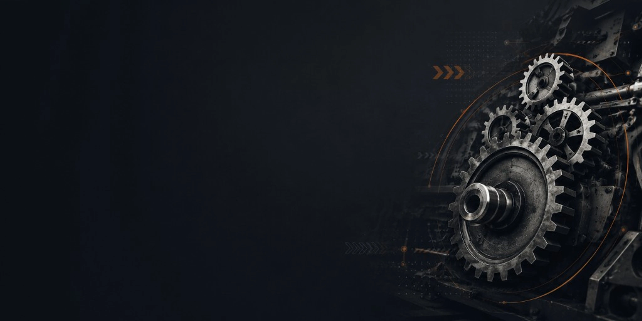 Precision industrial gears — used ex-demo and second-user machinery at Mantech UK