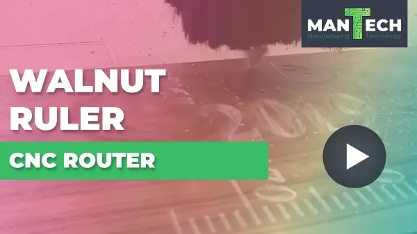 Walnut Ruler – CNC Router